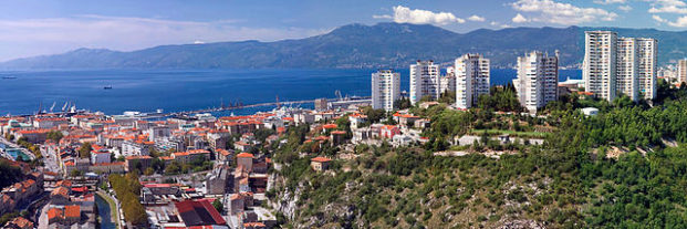 Panoramic view of Rijeka